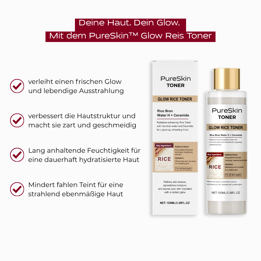 PureSkin™ Glow Reis Toner