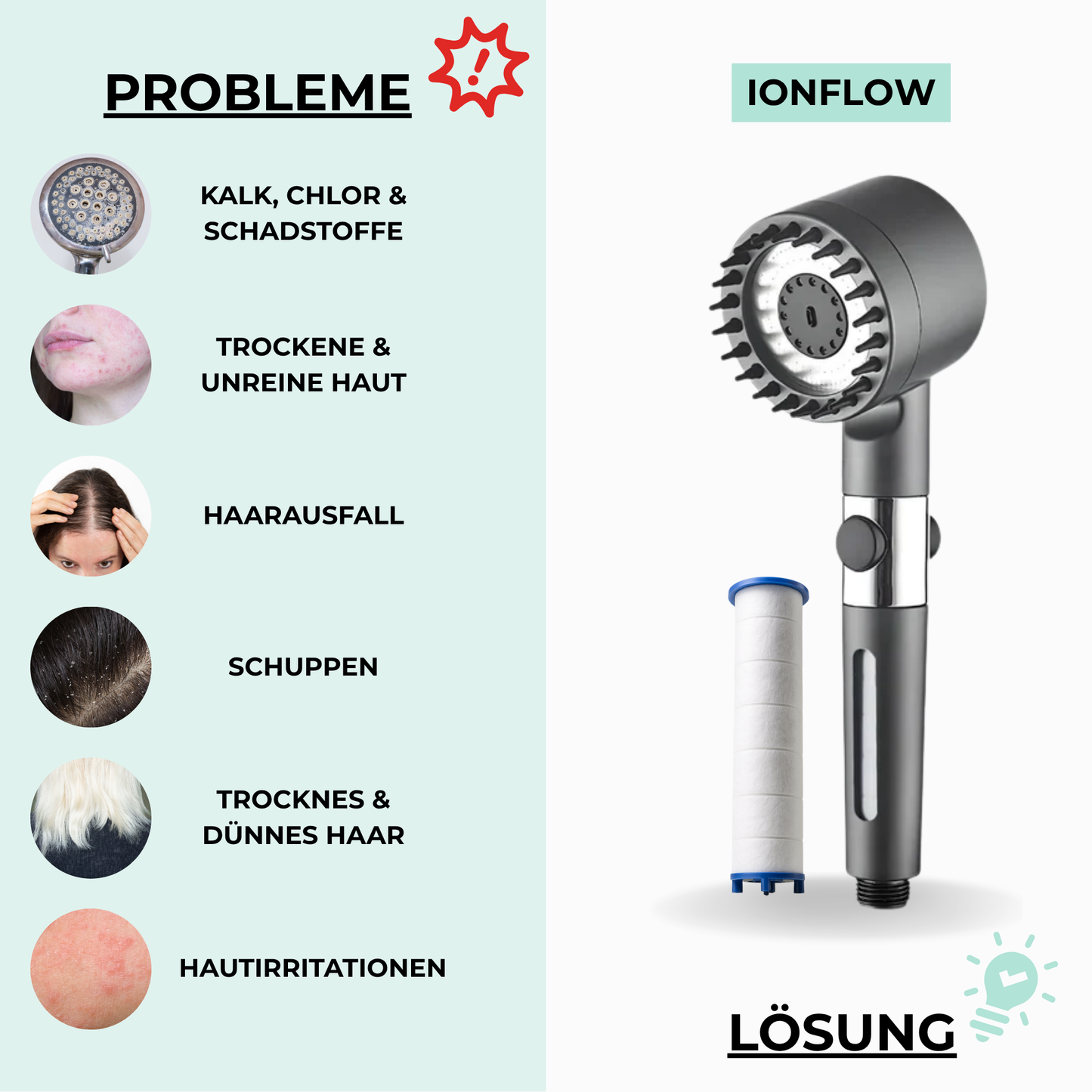 Vamaro™ IonFlow Filterduschkopf