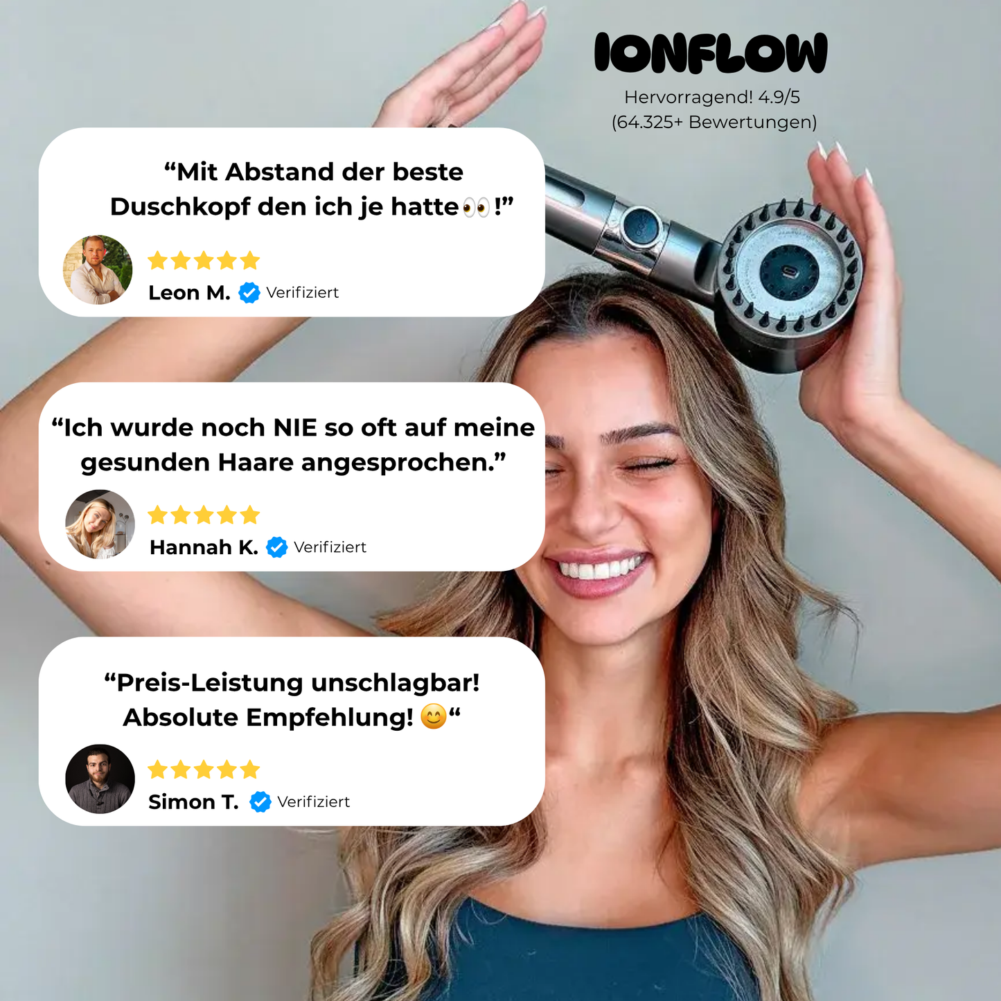 Vamaro™ IonFlow Filterduschkopf