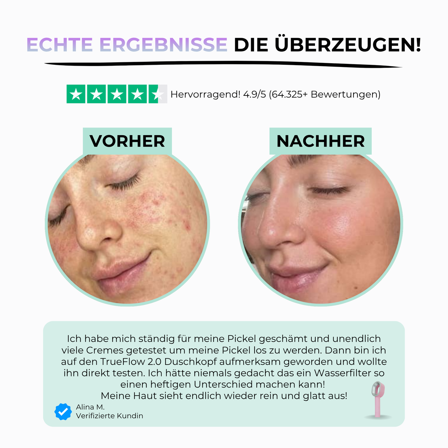 Vamaro™ TrueFlow 2.0 Filterduschkopf